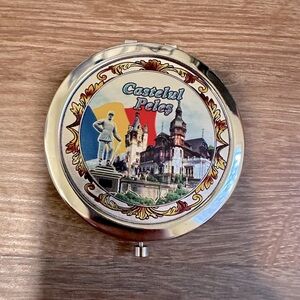 🇷🇴 GORGEOUS Double Compact Mirror From Romania🇷🇴